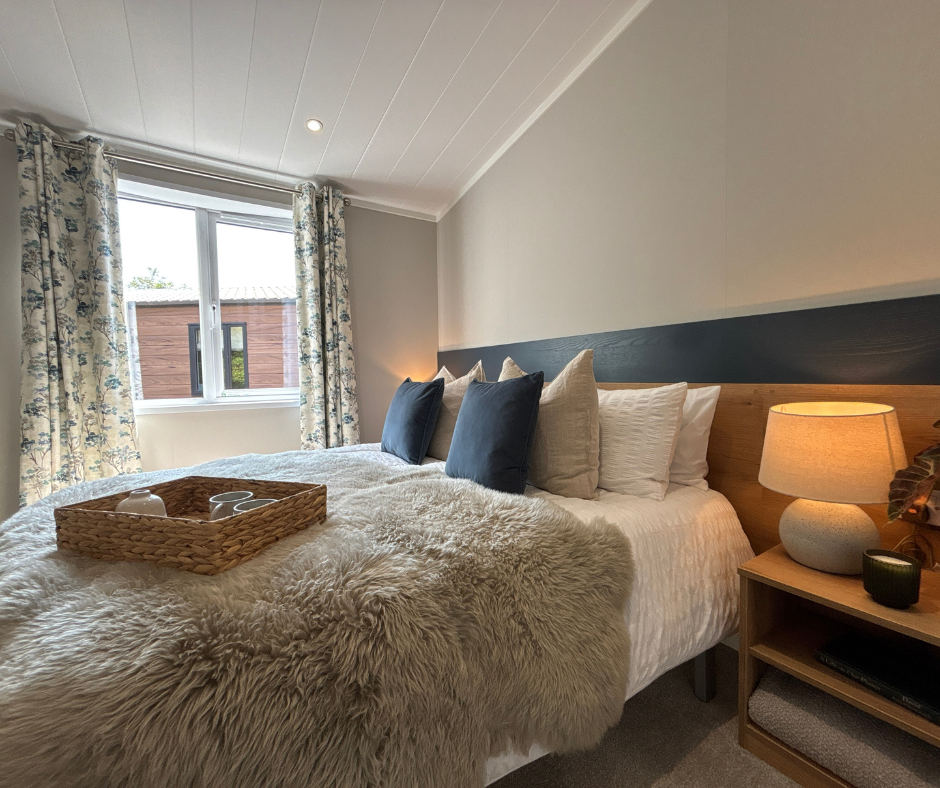Static Caravan in the Lincolnshire Wolds